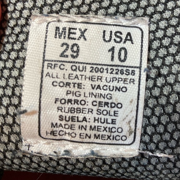 King Welt Boots Ultra Flex 6” Double Zipper Leather - Picture 6 of 6